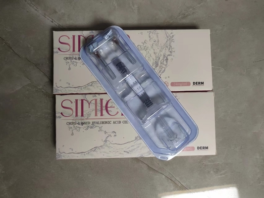 حشيش بشري شفافي شفافي وجهي 24mg/Ml حقن حمض الهيالورونيك