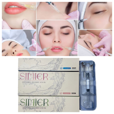 حقن حامض الهيالورونيك الحمض حشو الشفاه حقن 24mg/ ml العناية بالوجه