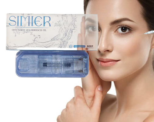 CE 1ml Deep Derm Face Dermal Filler حمض الهيالورونيك HA حشوات الشفاه مضادة للشيخوخة