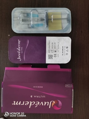 تجاعيد ناعمة حامض جلدي ملء حمض الهيالورونيك Juvederm Ultra 3 2*1ml